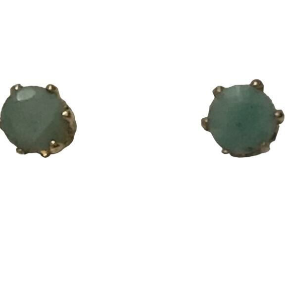 Faux Gold Mint studded Earrings - Picture 1 of 2